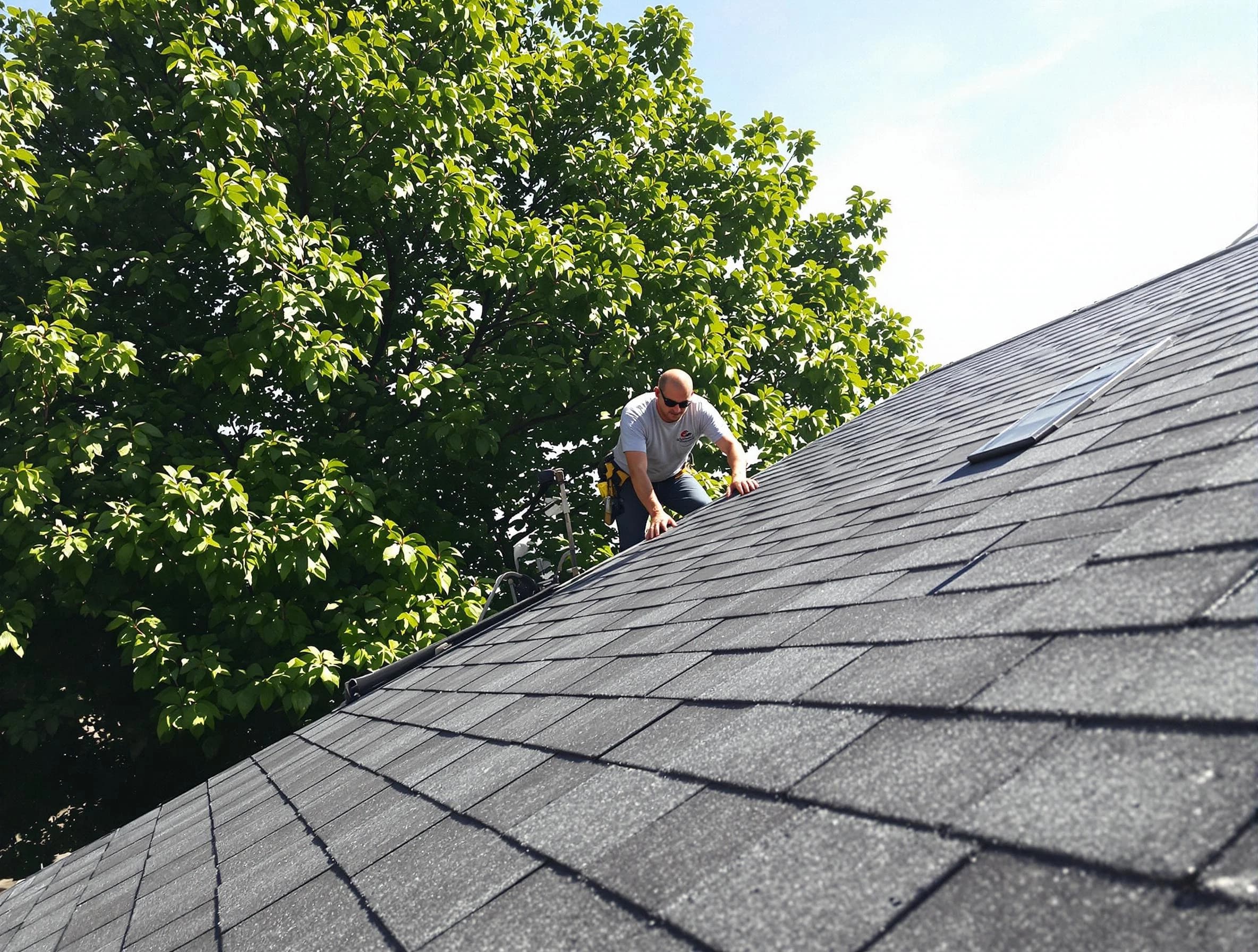 Certified roofers from Brunswick Roofing Company working in Brunswick, OH